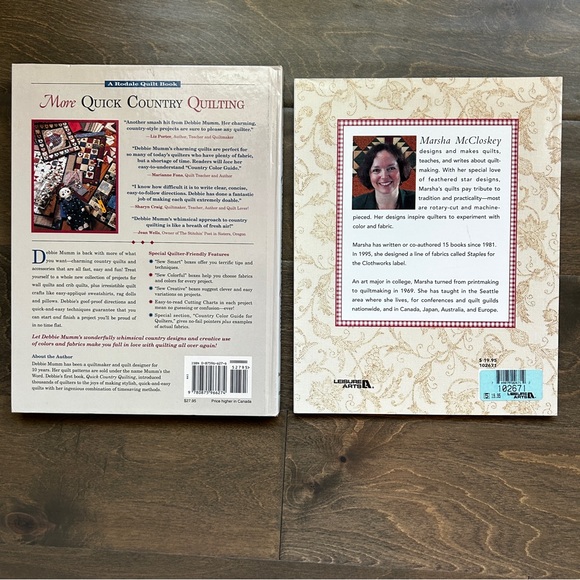 Set of 2 Books: Quick Country Quilting & Classic Quilting by Mumm & McCloskey - Picture 3 of 16